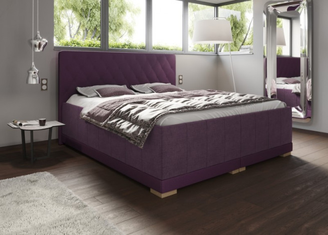 Čalouněná postel Verona 270x220 cm - výběr barev