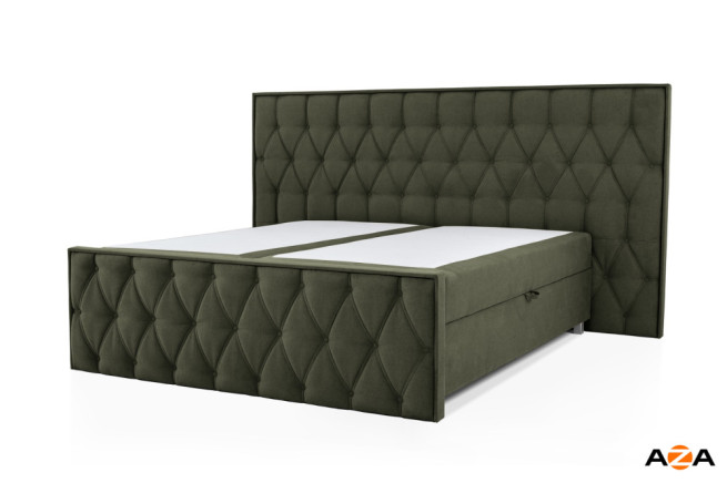 Postel boxspring Dublin 220x200 s úložným prostorem - výběr barev