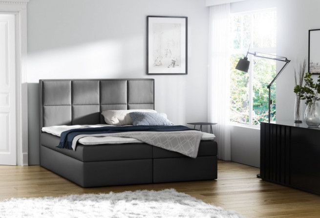 Boxspring postel Luna 160x200 cm - výběr barev