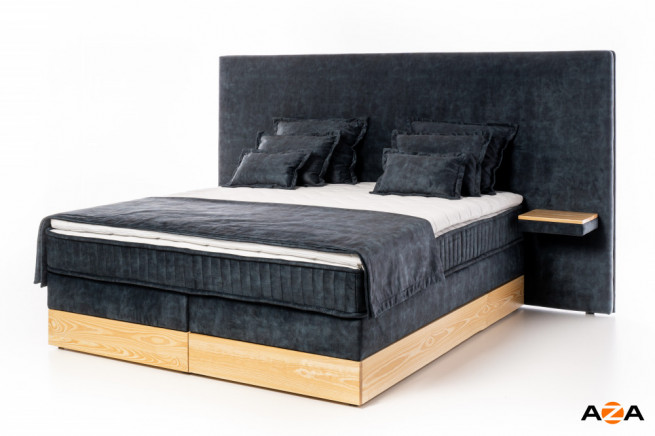 Luxusní postel 150x200 s úložným prostorem Kansas