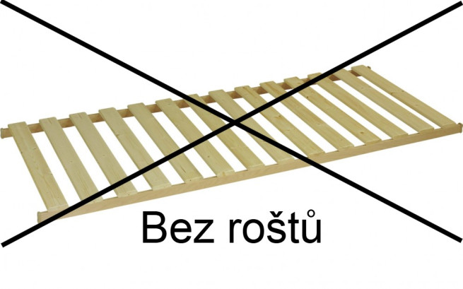 Bez roštů -2 000 Kč