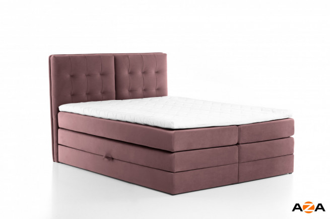 Postel boxspring Stela 230x220 s úložným prostorem - výběr barev