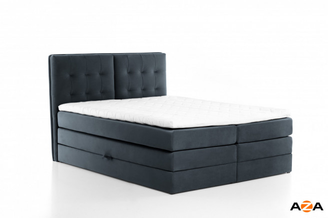 Postel boxspring Stela 250x220 s úložným prostorem - výběr barev