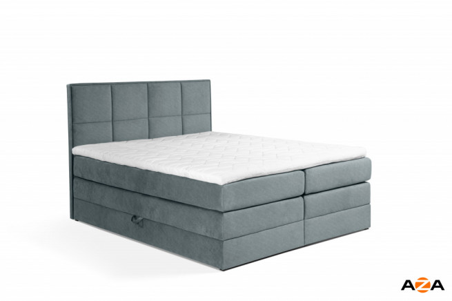 Postel boxspring Samara 200x200 s úložným prostorem - výběr barev