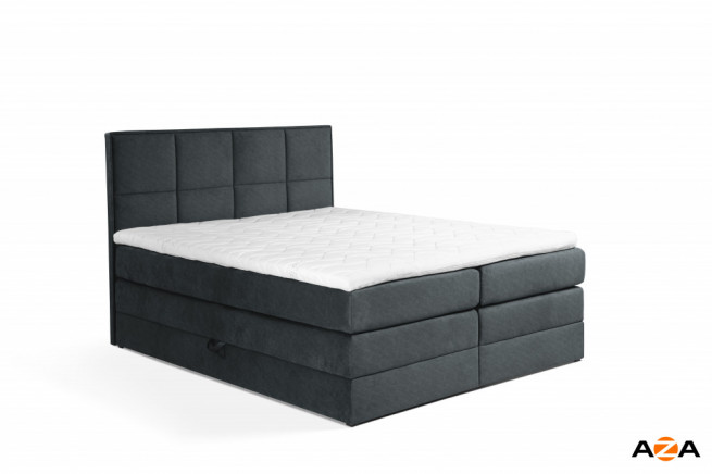 Postel boxspring Samara 250x220 s úložným prostorem - výběr barev