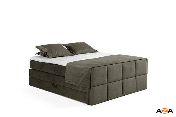 Boxspring postel bez čela 200x200 Samara - výběr barev